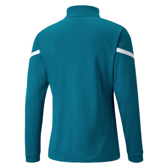 2021-2022 Man City Pre Match Half Zip Top (Ocean Depths) - Kids