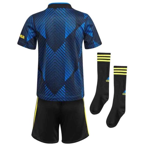 Man Utd 2021-2022 Third Mini Kit (Blue) (FERDINAND 5)