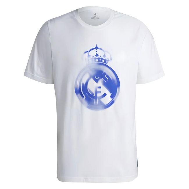 Real Madrid 2021-2022 Training Tee (White-Blue) (MARCELO 12)