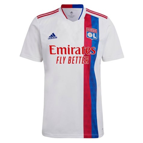 2021-2022 Olympique Lyon Home Shirt (Kids) (AOUAR 8)