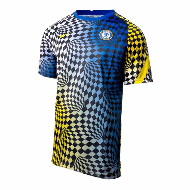 2021-2022 Chelsea Dry Pre-Match Training Shirt (Blue) (HAVERTZ 29)