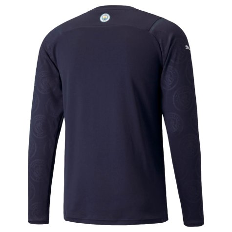 2021-2022 Man City Long Sleeve Third Shirt (AKE 6)