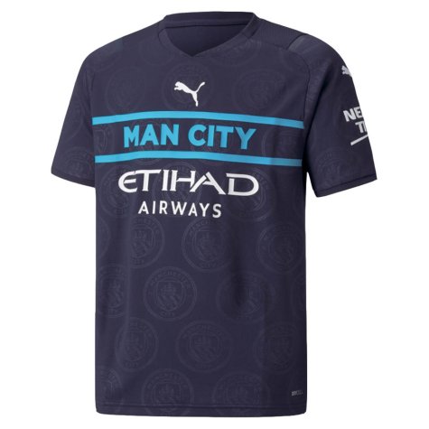 2021-2022 Man City 3rd Shirt (Kids) (AKE 6)