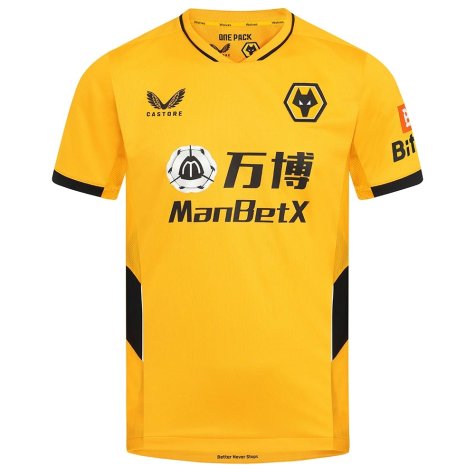 2021-2022 Wolves Home Shirt (Your Name)