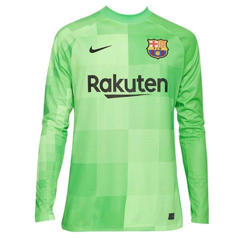 2021-2022 Barcelona Goalkeeper Shirt (Green) (PINTO 13)