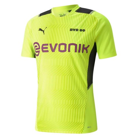 2021-2022 Borussia Dortmund Training Jersey (Yellow) (REYNA 7)