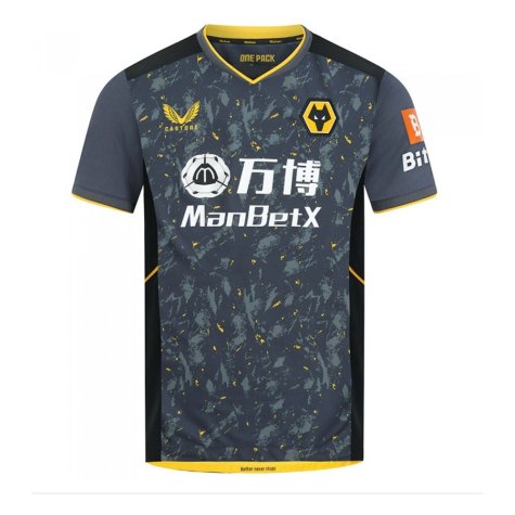 2021-2022 Wolves Away Shirt (Your Name)