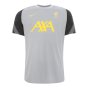 Liverpool 2021-2022 CL Training Shirt (Wolf Grey) (Your Name)