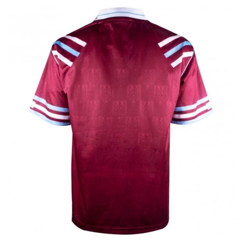 West Ham United 1992 Retro Football Shirt (MOORE 6)