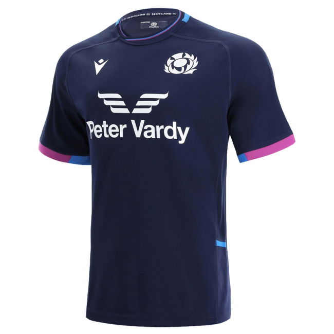 2021-2022 Scotland Home Replica Rugby Shirt (Kids) (Your Name)