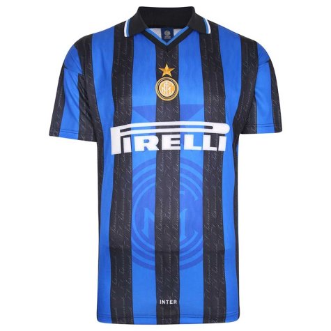 1998 Inter Milan Score Draw Home Shirt (SNEIJDER 10)