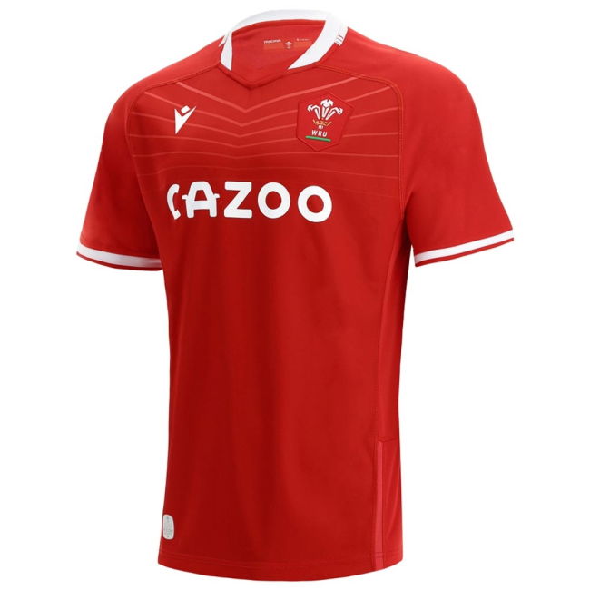 2021-2022 Wales Home Poly Rugby Shirt (Kids) (Your Name)