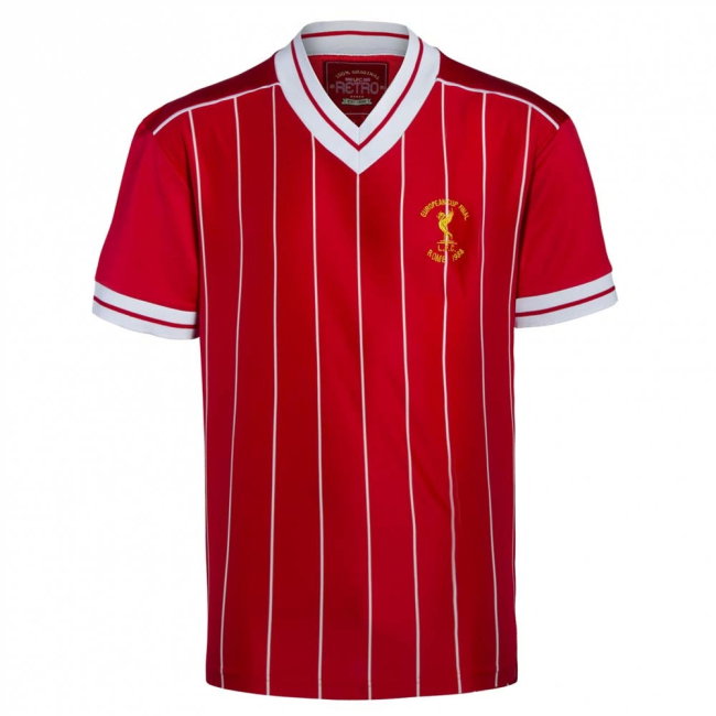 Liverpool 1984 Rome Retro Football Shirt (GERRARD 8)