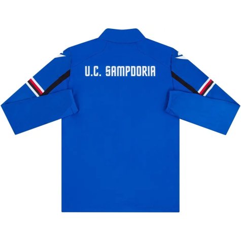 2021-2022 Sampdoria Half Zip Training Top (Blue)