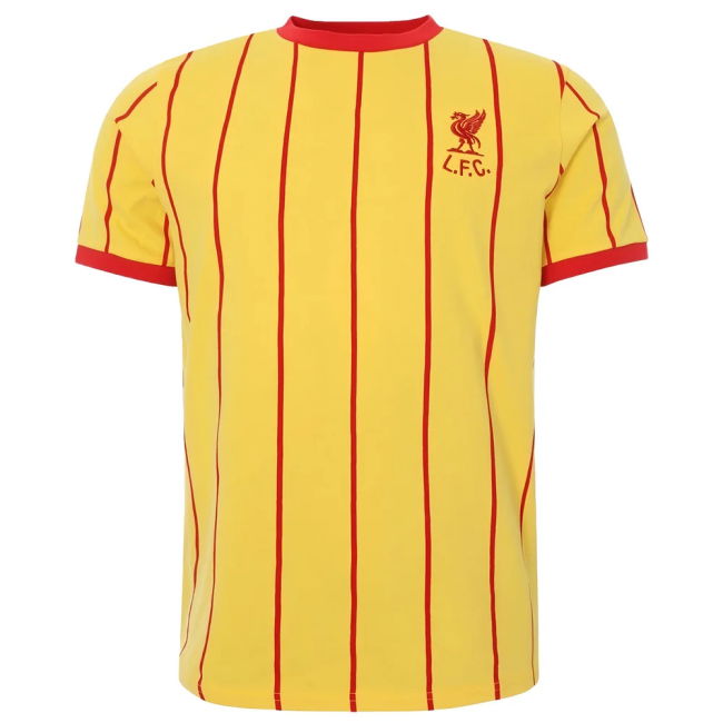 Liverpool Heritage 1982 Yellow Away Tee (CARRAGHER 23)
