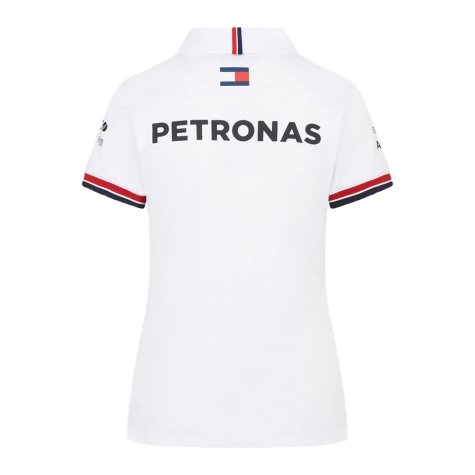 2022 Mercedes Polo Shirt (White) - Womens