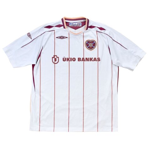 2007-2008 Hearts Away Shirt (Your Name)