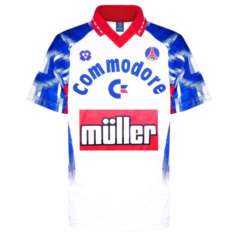 PSG 1992 Home Retro Football Shirt (Le Guen 6)
