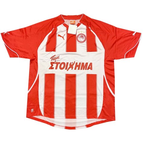 2010-2011 Olympiakos Home Shirt (Manolas 40)
