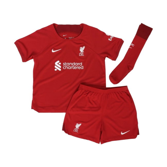 2022-2023 Liverpool Home Little Boys Mini Kit (GERRARD 8)
