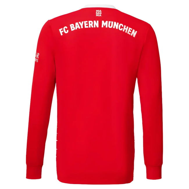2022-2023 Bayern Munich Long Sleeve Home Shirt (LEWANDOWSKI 9)