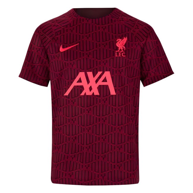 2022-2023 Liverpool Pre-Match Training Shirt (Red) - Kids (VIRGIL 4)