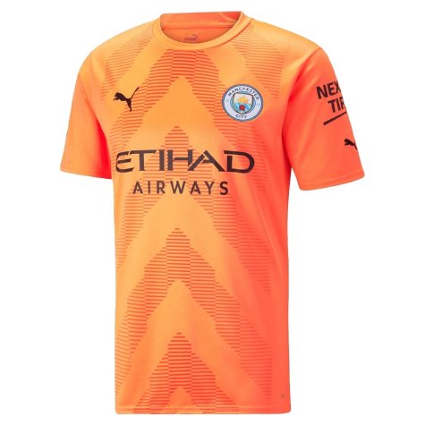 2022-2023 Man City SS Home Goalkeeper Shirt (Neon Citrus) (Steffen 13)