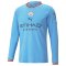 2022-2023 Man City Long Sleeve Home Shirt (ZINCHENKO 11)
