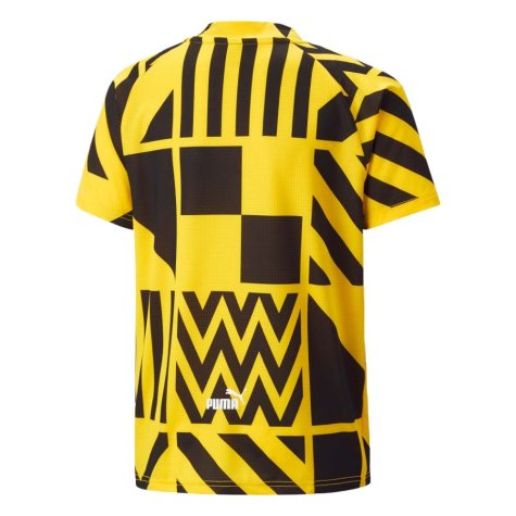 2022-2023 Borussia Dortmund Pre-Match Shirt (Black-Yellow) - Kids