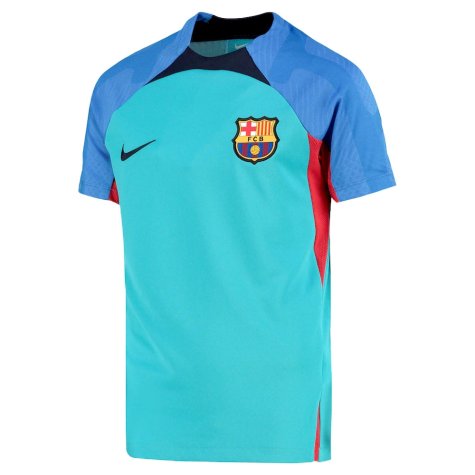 2022-2023 Barcelona Training Shirt (Aqua) (PIQUE 3)