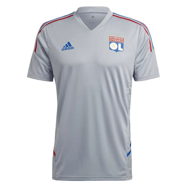 2022-2023 Olympique Lyon Training Jersey (Halo Silver) (Kumbedi 20)