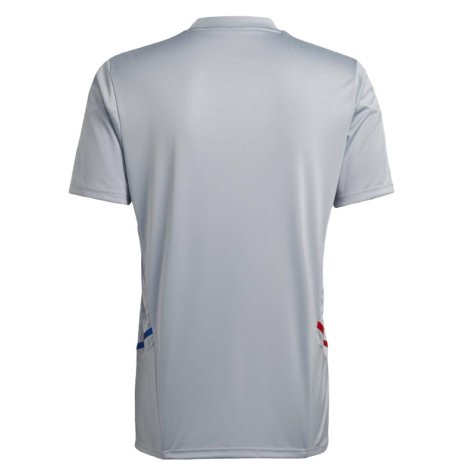 2022-2023 Olympique Lyon Training Jersey (Halo Silver) (L PAQUETA 10)