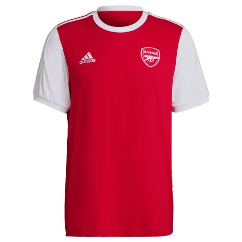 2022-2023 Arsenal DNA 3S Tee (Red) (Your Name)