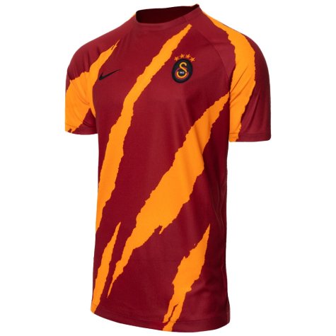 2022-2023 Galatasaray Pre-Match Training Shirt (Pepper Red) (Your Name)