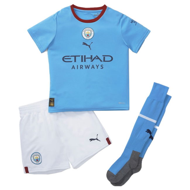 2022-2023 Man City Home Mini Kit (HAALAND 9)