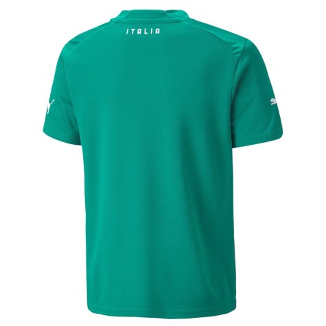 2022-2023 Italy Goalkeeper Shirt (Green) - Kids