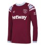 2022-2023 West Ham Long Sleeve Home Shirt (SCAMACCA 7)
