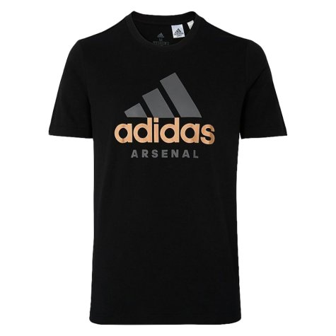 2022-2023 Arsenal DNA Graphic Tee (Black) (Your Name)
