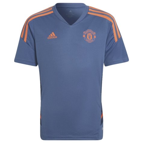 2022-2023 Man Utd Training Shirt (Blue) - Kids (RONALDO 7)