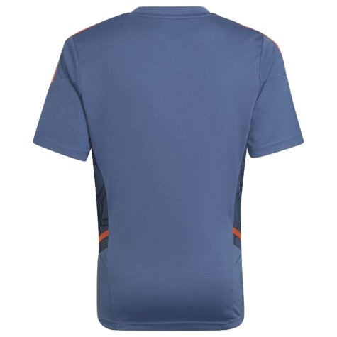 2022-2023 Man Utd Training Shirt (Blue) - Kids (BECKHAM 7)