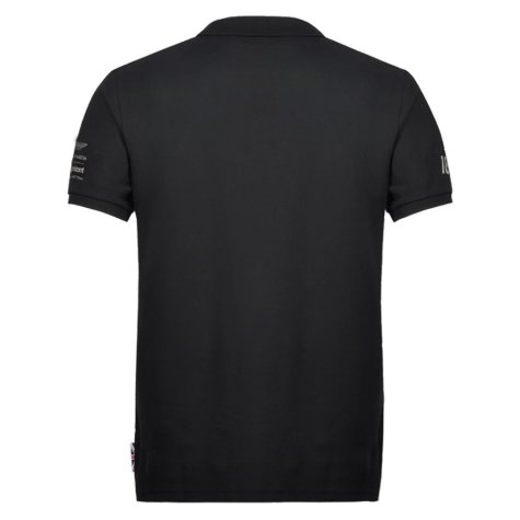 2022 Aston Martin Official LS Polo Shirt (Black)