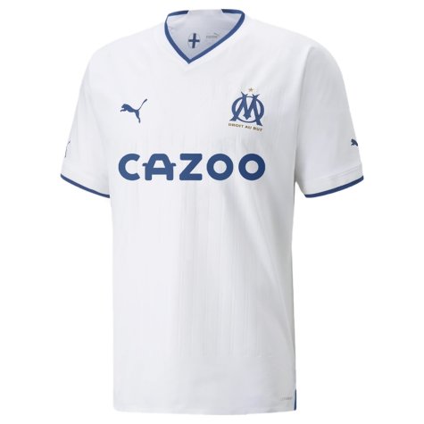 2022-2023 Marseille Authentic Home Shirt (MILIK 9)