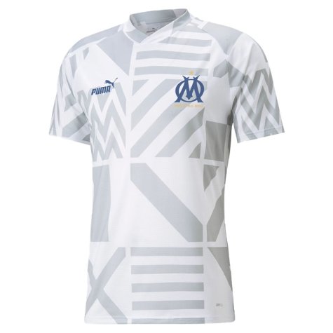 2022-2023 Marseille Pre-Match Jersey (White) (MILIK 9)