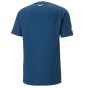 2022-2023 Man City Casuals Tee (Blue) (Your Name)