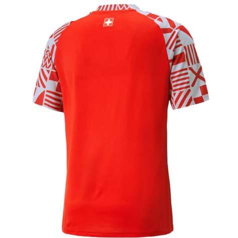 2022-2023 Switzerland Pre-Match Shirt (Red) (Elvedi 4)