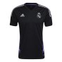 2022-2023 Real Madrid Training Shirt (Black) (Your Name)