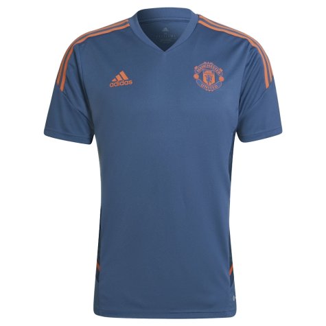 2022-2023 Man Utd Training Shirt (Blue) (Weghorst 27)
