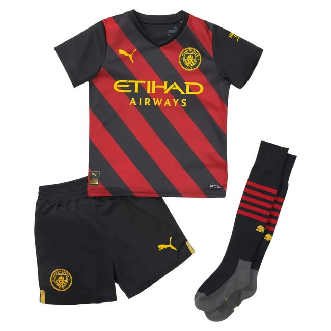 2022-2023 Man City Away Mini Kit (Your Name)