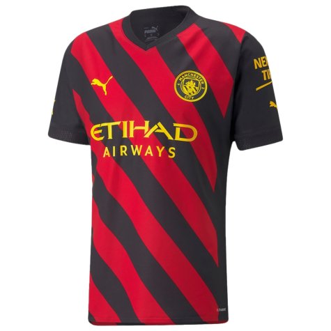 2022-2023 Man City Authentic Away Shirt (RUBEN 3)