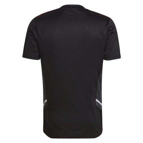 2022-2023 Man Utd Training Shirt (Black) (Your Name)